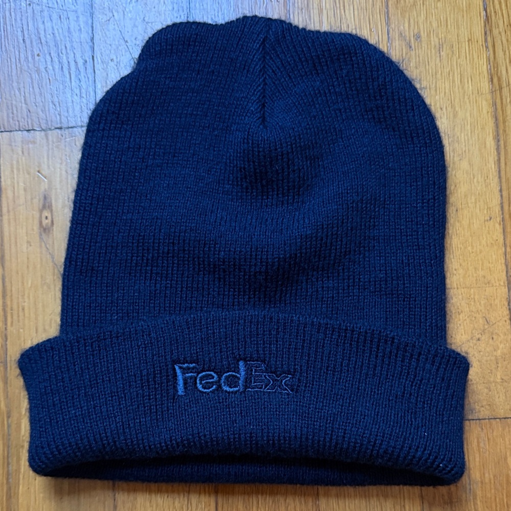 FedEx work beanie